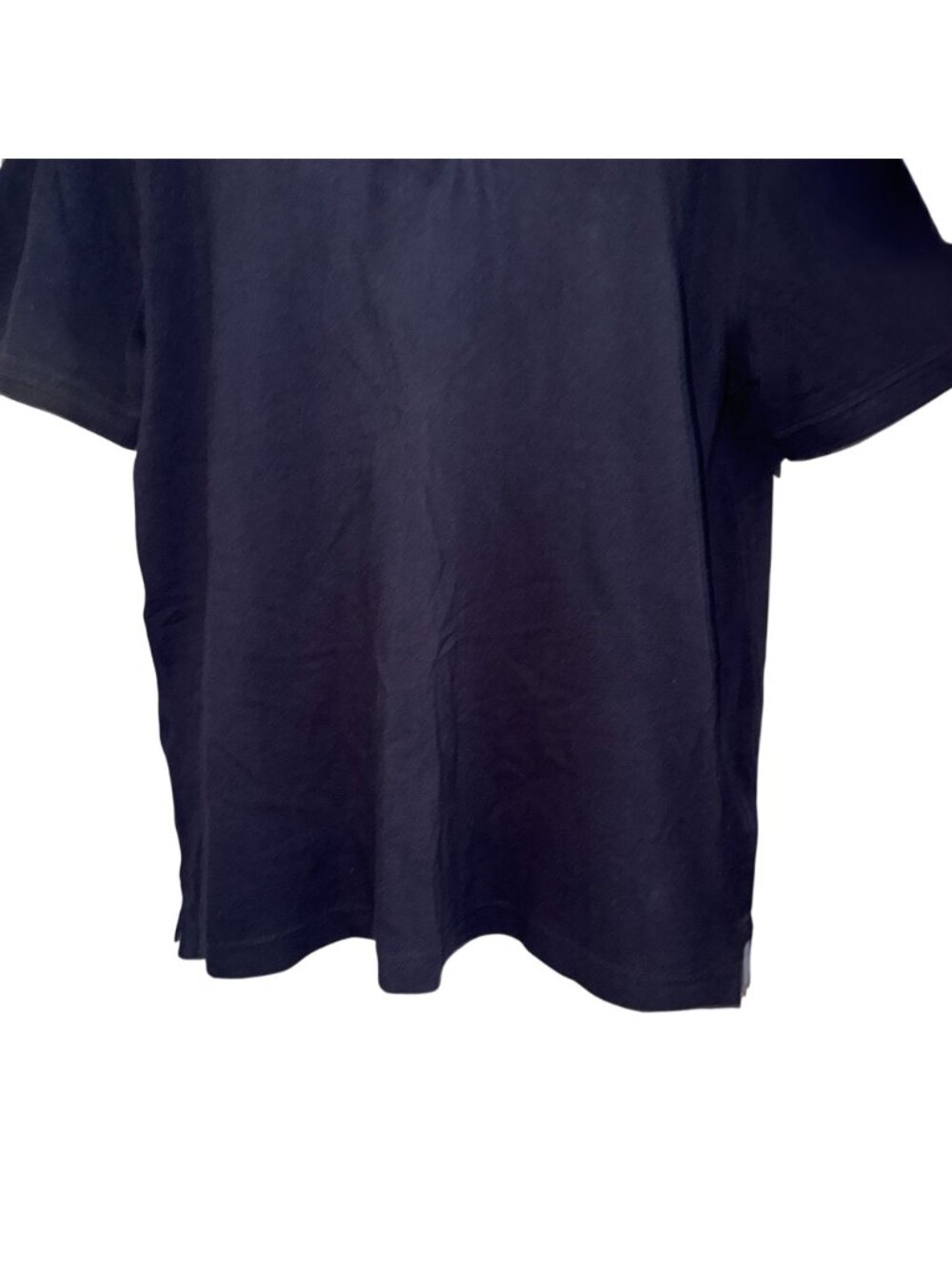 NWT Tommy Hilfiger Mens Pique Polo Shirt XL Navy Blue Flag Logo Short Sleeve - Picture 3 of 8